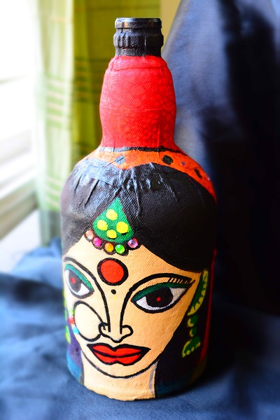 Bindi Girl Bottle Art